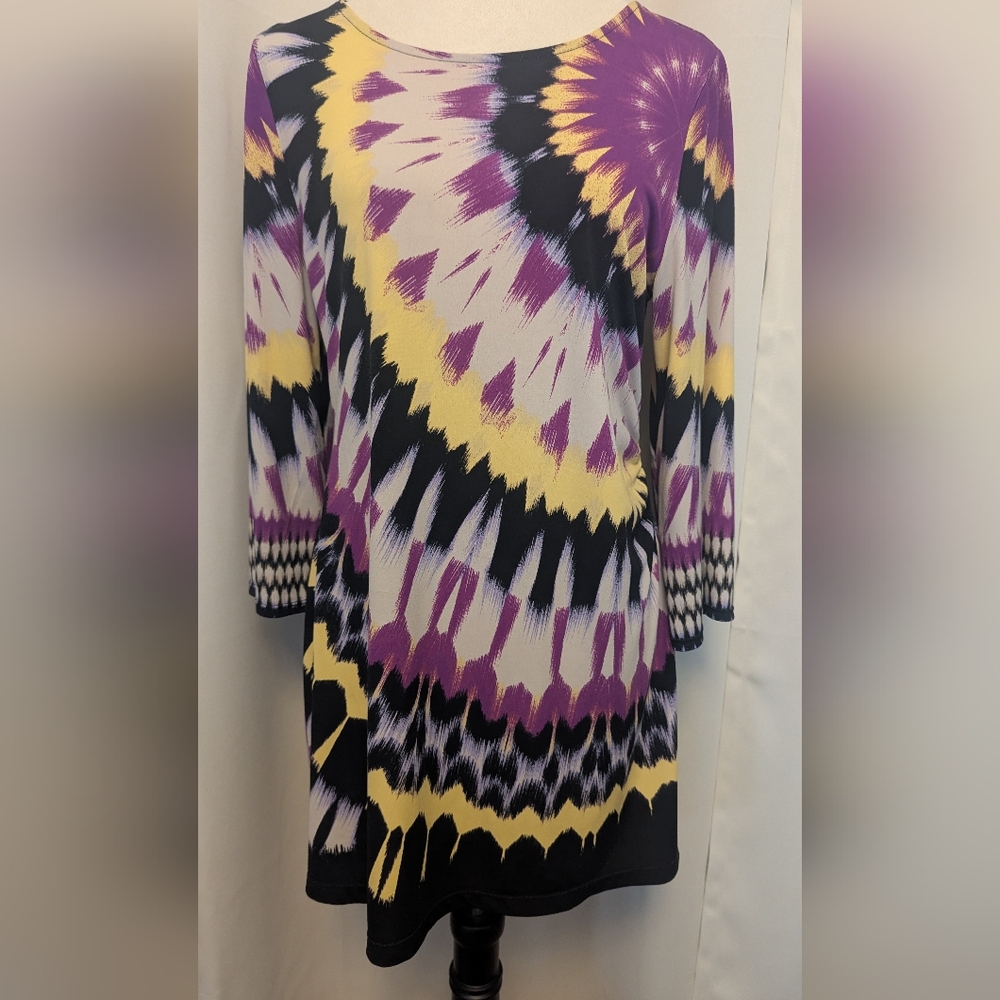 Alfani Bold Print Tunic/Dress, Size PM